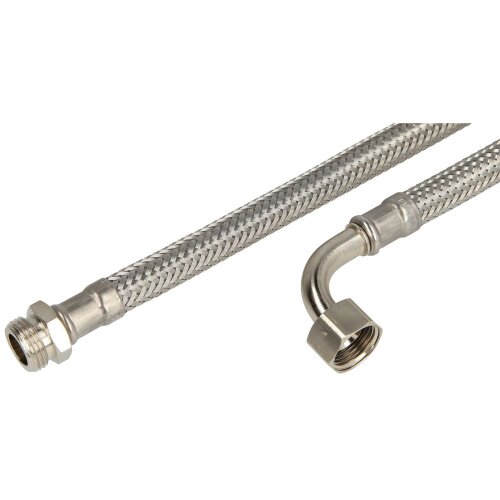 90° elbow connecting hose 500 mm 3/8" ET x 3/8" nut (bend) (DN 8)