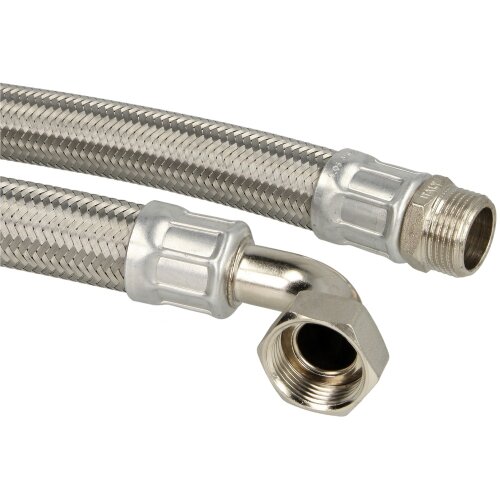 90° angle-connecting hose 300 mm 1" ET x 1" nut (bend) (DN 25)