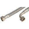 Stainless steel connection hose 1,500 mm 1/2&quot; nut x...