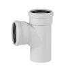 Soundproof drain pipe with 87° single branch, DN 110...