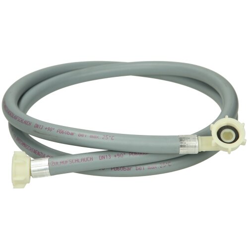 Rubber connection inlet hose 3/8&quot; 2,500 mm, connections 3/4&quot;