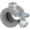 Hinged pipe clamps, zinc-coated M 8 x 16-19 mm for...