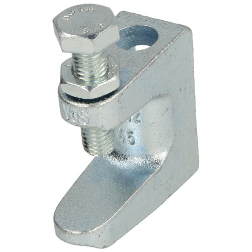 Support clamp with threaded connection M 8 x clamp width 0-18 mm