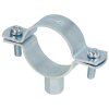Screw-type pipe clamp, without inlay M 8/10 x 40 - 44 mm...