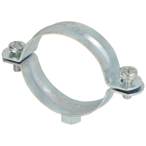 Screw-type pipe clamp, without inlay M 8/10 x 55 - 61 mm (2")