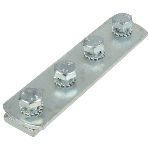 Rail connector for mounting rails for profile 38/40