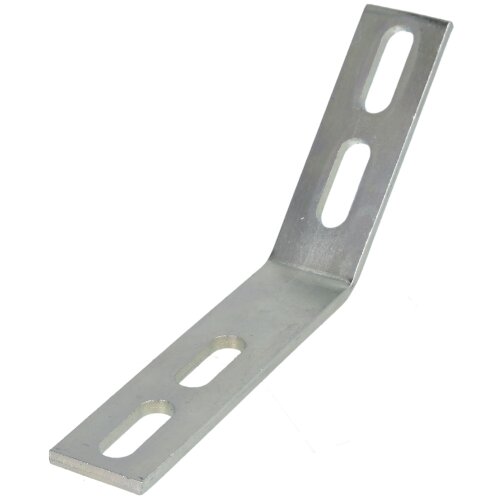 Mounting angle 45°, zinc coated for profile 27/18 + 28/30