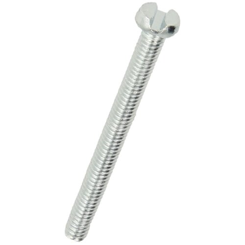 Slotted cheese head screw M 4 x 50 mm DIN 84 galv. zinc coated