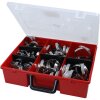 Assortment of hose clamps 100 pieces W4 stainless steel