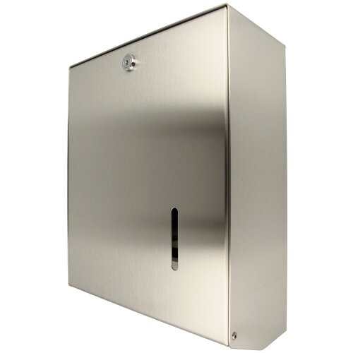Air-Wolf paper towel dispenser Omikron II, stainless steel brushed