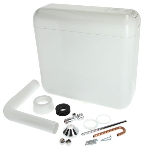 Pagette Ecotop cistern white 6- 9 litres