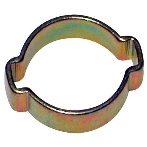 2-ear clamps, zinc-coated steel, W 1 width 5-7 mm