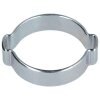 2-ear clamps, zinc-coated steel, W 1 width 9-11 mm