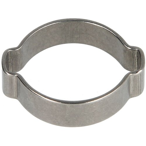 2-ear clamps, stainless steel, W4 width 17-20 mm