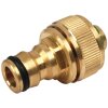 Hose connector 1/2" with plug-in couplin brass