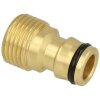 Adapter 3/4" ET with plug-in coupling, brass
