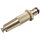 Garden nozzle with plug-in coupling, brass