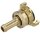 Suction/high-pressure quick-coupling with locking ring for hose 1/2"