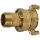 Brass suction/high-pressure quick- coupling with locking ring, 1" ET