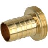 Brass hose tail flat-sealing male thread 1-piece 1"...