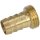 Brass hose tail flat-sealing male thread 1-piece 1/2" ETx1/2"