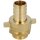 Brass standpipe screw fitting, 3 pcs. 1" ET x 1" hose tail