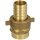 Brass standpipe screw fitting, 3 pcs. 1" IT x 1" hose tail