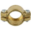 Brass clamping collar 2-piece clamping range 3/4"