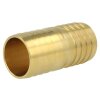 Brass hose connector for 1 1/2&quot; hose