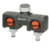 Gardena twin tap connector G1 and G3/4 819320